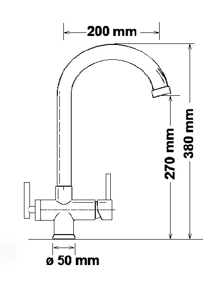 rubinetteria quattro vie acqua depurata purificatori osmosi inversa risaliti.com