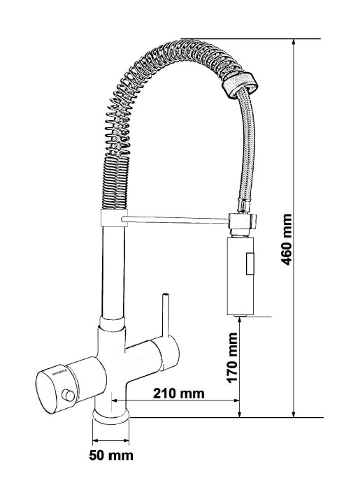 rubinetteria quattro vie acqua depurata purificatori osmosi inversa risaliti.com