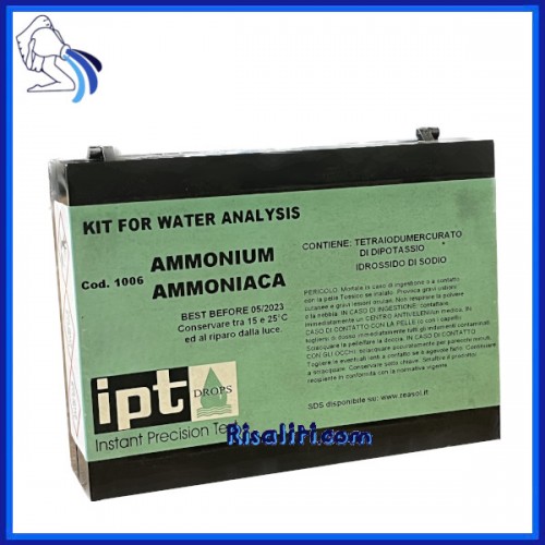 Kit analisi IPT ammoniaca depurazione acqua