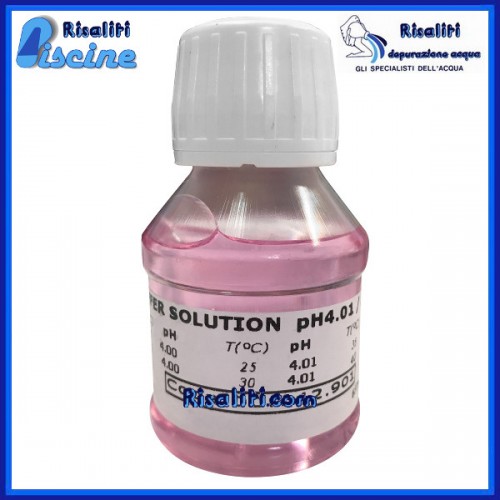 Soluzione Tampone pompe pH 4 - 65 ml