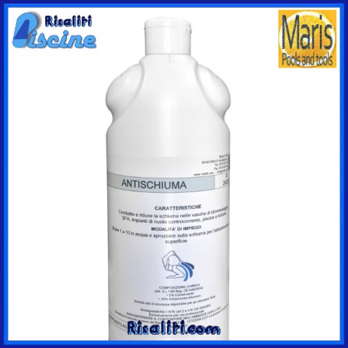 Antischiuma pulizia manutenzione Piscina 1 kg Oxi schiuma Maris