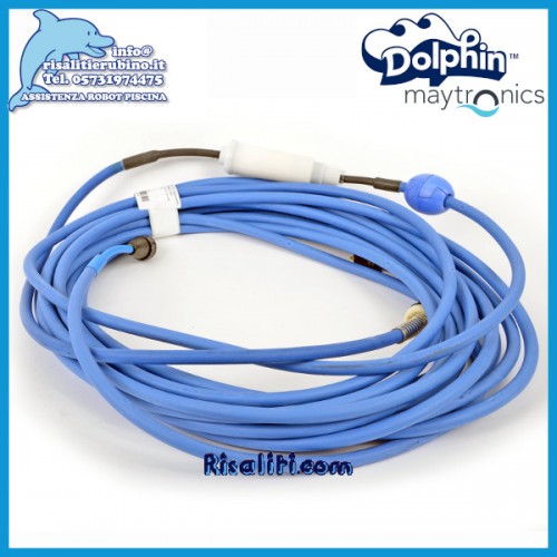 Cavo Ricambio Robot Dolphin Piscina 17 m 2 fili con Swivel ORIGINALE 9995860-ASSY