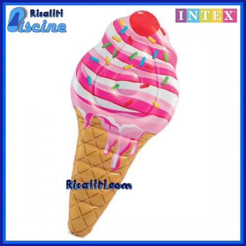 58762 Cono Gelato Materassino gonfiabile Piscina Mare 224x107