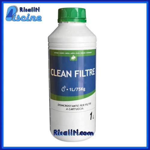 Disincrostante Filtro Cartuccia Clean Filtre Piscina 1 lt Maris BLU