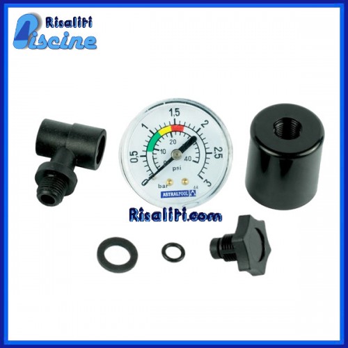 4404190101 Manometro Completo Ricambio Filtro 1/8" Astral