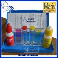 Kit Analisi cloro e pH gocce acqua piscine Maris