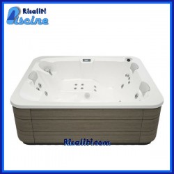 Spa idromassaggio Iberspa Equilibre 26 getti 3 posti 216x167xh74 cm