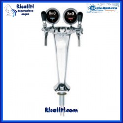 Colonna 2 Vie Spillatore Rubinetti Refrigeratore Sottobanco