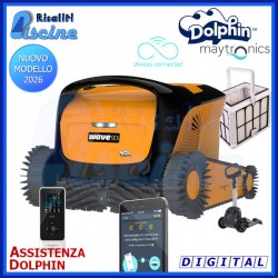 Dolphin Wave 90i Digital Robot Pulitore Piscina Cestello