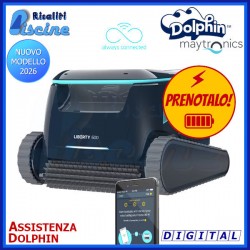 Dolphin Liberty 600 Digital IOT Robot Pulitore Piscina Fondo Pareti