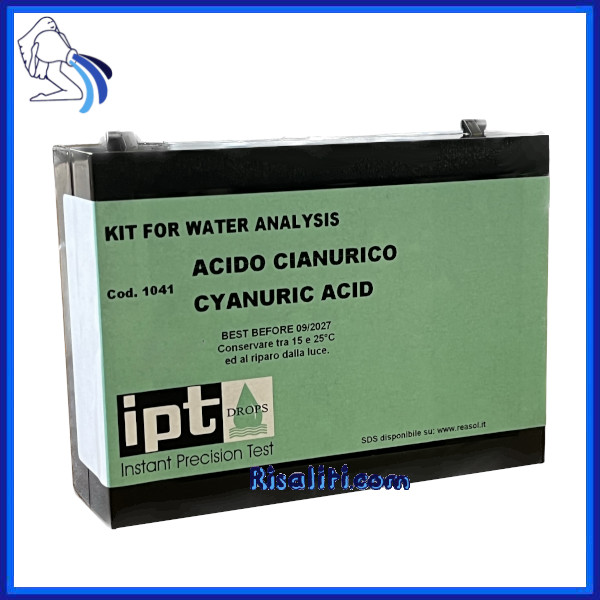 Kit analisi IPT acido cianurico depurazione acqua www.risaliti.com