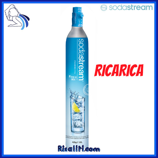 Ricarica Co2 425 Soda Stream www.risaliti.com