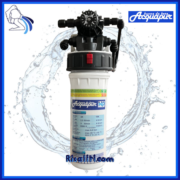 Depuratore Purificatore Acqua Acquapur W2P 5k 5000 litri testata contalitri www.risaliti.com