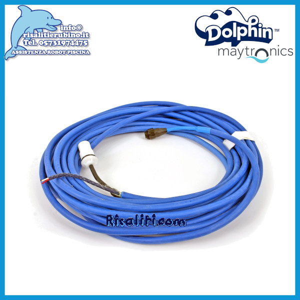 Cavo Ricambio Robot Dolphin Piscina 17 m 3 fili 9995853-ASSY www.risaliti.com
