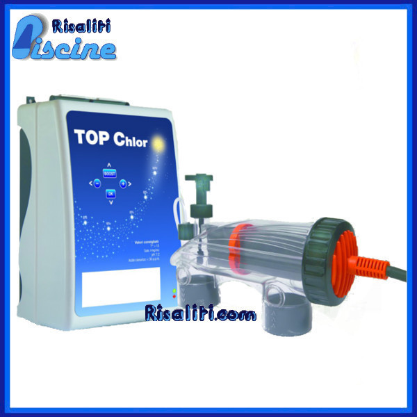 Cloratori a sale piscine Top Chlor disinfezione acque www.risaliti.com