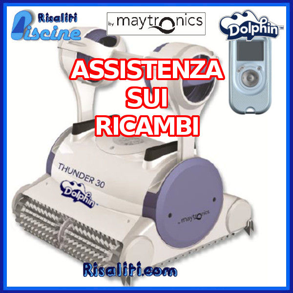 Ricambi Robot Dolphin Thunder 30 Pulitore Piscina www.risaliti.com