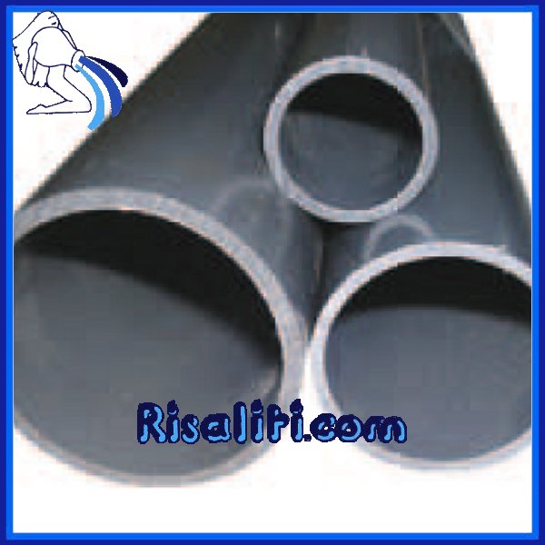 Tubo Rigido Piscina PVC PN16 1 metro www.risaliti.com