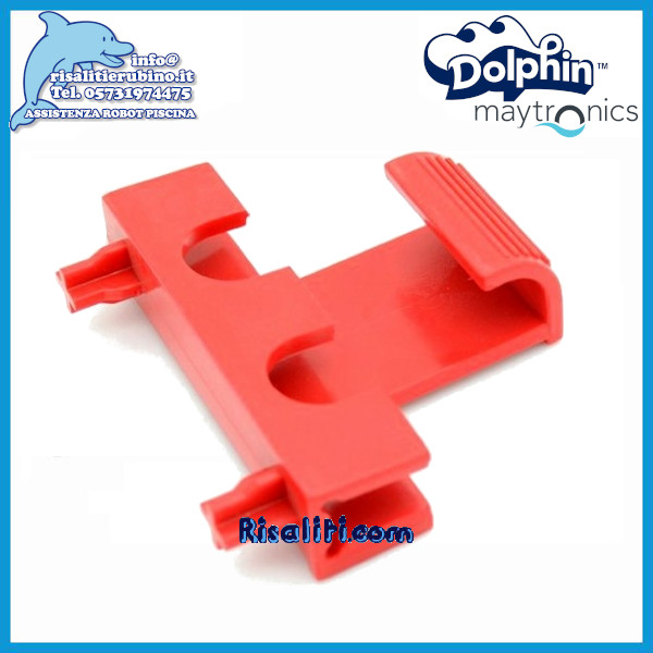 Pulsante manico rosso Dolphin 3001 9985061 MAY-201-0259 www.risaliti.com