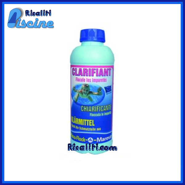 Flocculante Piscina 1 l Chiarificante Mareva Clarifiant www.risaliti.com