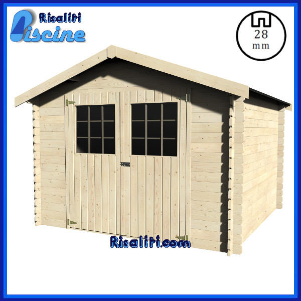 Casetta Flodovrak Prodotti Piscina 28 mm 317x313xh232 cm www.risaliti.com