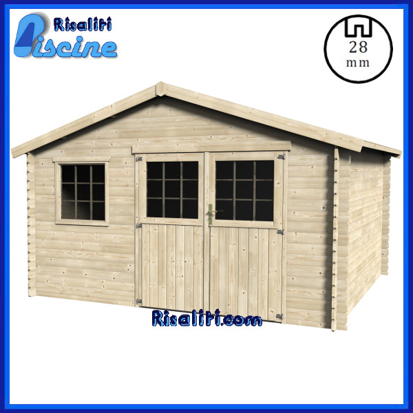 Casetta Frévent NG Prodotti Piscina 28 mm 427x330xh251 cm www.risaliti.com