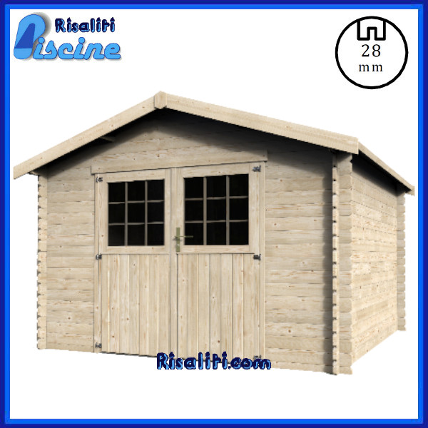 Garage Gamache Deposito Prodotti Piscina 28 mm 317x495xh256 cm www.risaliti.com