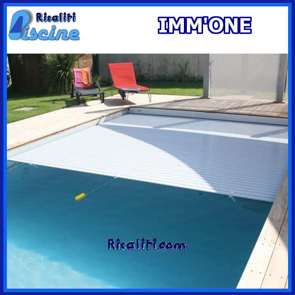Copertura Piscina Automatica Tapparella Imm'One Immerso www.risaliti.com