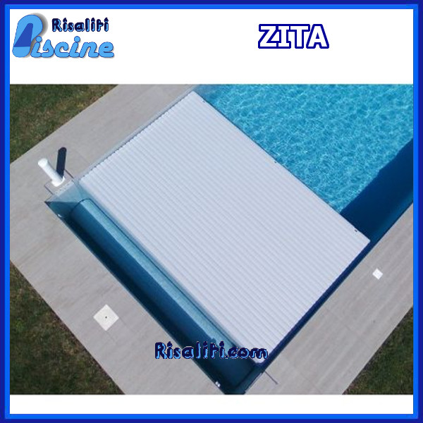 Copertura Piscina Automatica Tapparella Zita Immerso www.risaliti.com