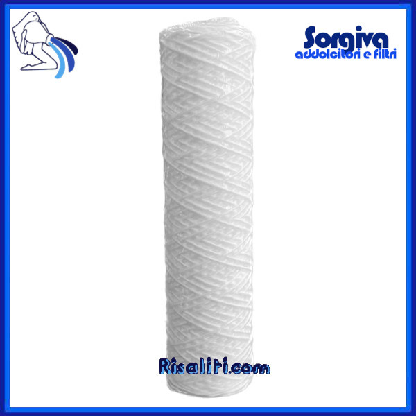 9PA20 Cartuccia filo 9 pollici 20 micron purificatori depurazione acqua  www.risaliti.com