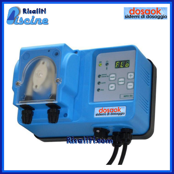 Pompa Peristaltica Ossigeno Piscine MP2-OX www.risaliti.com