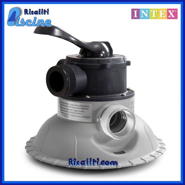 11721B Valvola 6 Vie Ricambio Filtro Intex 26644 www.risaliti.com