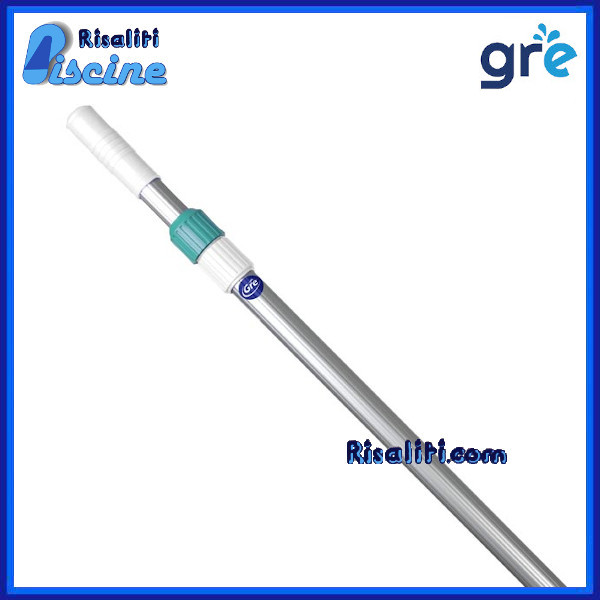 Manico telescopico alluminio 120-240 cm Gre 40013 www.risaliti.com