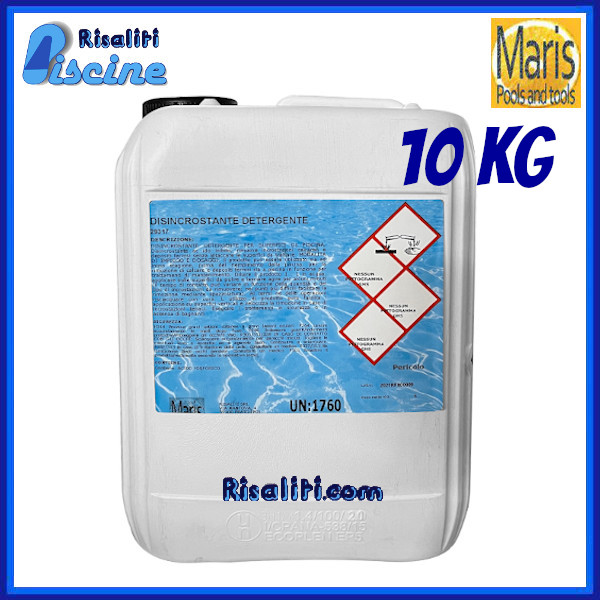 Disincrostante Manutenzione Piscina 10 kg Maris www.risaliti.com