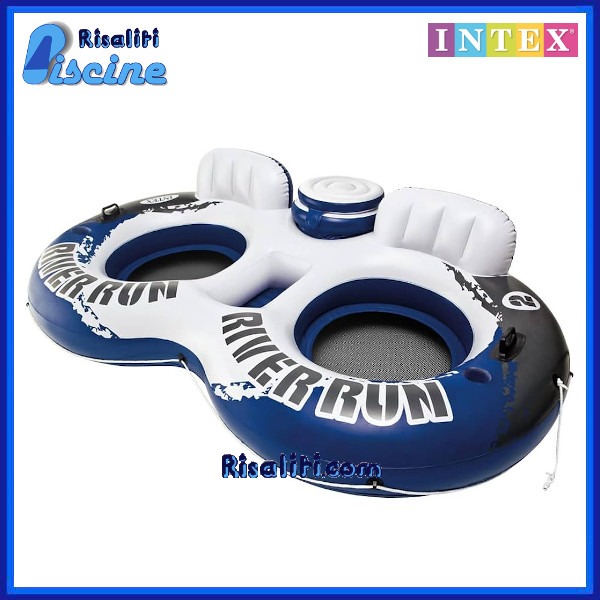 58837 Poltrona Ciambella Doppia River Run Piscina Intex 243x157 cm www.risaliti.com