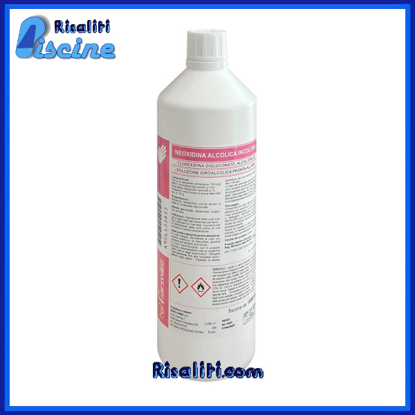 Soluzione Disinfettante Sterijet piscina 1 litro Neoxidina www.risaliti.com