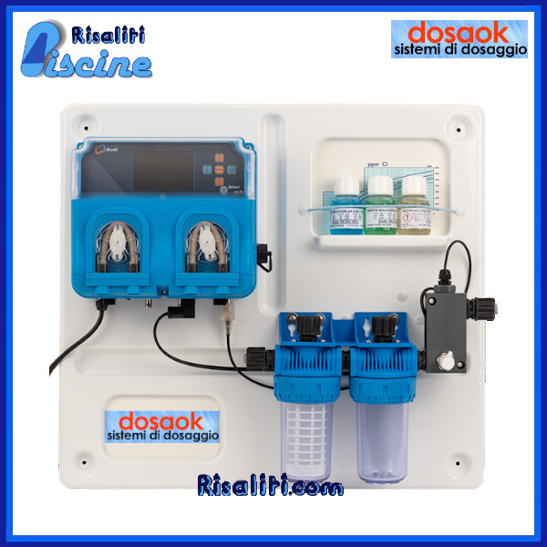Pannello pH Redox SMART Peristaltica Piscina www.risaliti.com