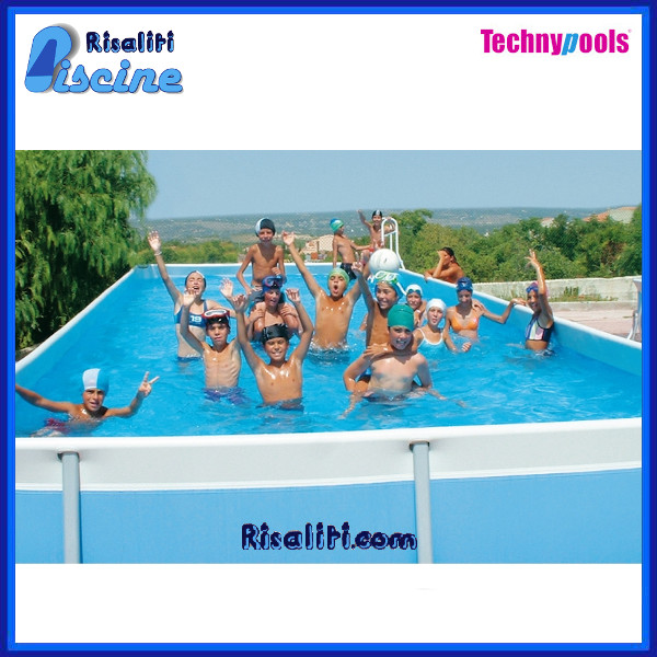 Piscina Rettangolare Fuori Terra 915x520xh147 Technypools Mega 950 www.risaliti.com