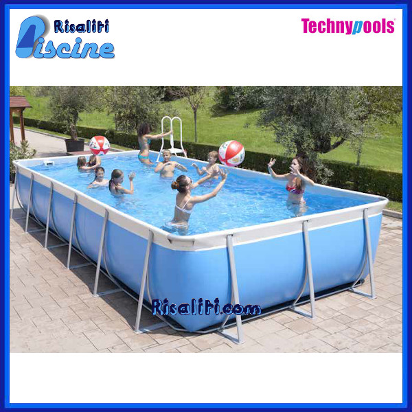 Piscina Rettangolare Fuori Terra 690x350xh125 Technypools Niagara 700 www.risaliti.com